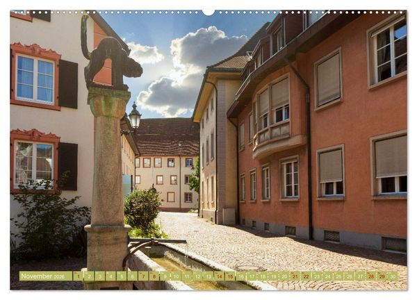 Produktbild: Bad S&auml;ckingen - Charmantes St&auml;dtchen am Rhein (hochwertiger Premium Wandkalender 2026 DIN A2 quer), Kunstdruck in Hochglanz