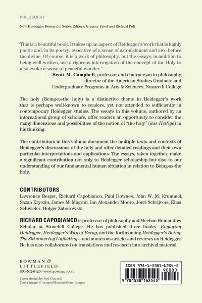 Produktbild: Heidegger and the Holy