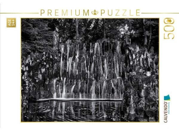 CALVENDO Puzzle Wasserfall im Palaisgarten | 500 Teile Lege-Größe 48 × 36 cm Foto-Puzzle für Erwachsene