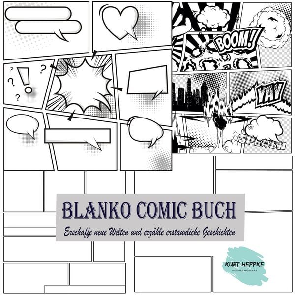 Produktbild: Blanko Comic Buch