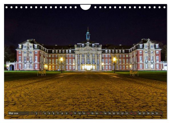 Produktbild: M&uuml;nster - Historische Stadt mit jungem Gesicht (Wandkalender 2026 DIN A4 quer), CALVENDO Monatskalender