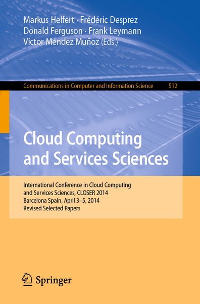 Produktbild: Cloud Computing and Services Sciences