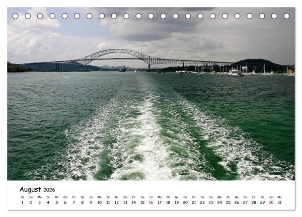 Produktbild: Panama - Finanzwelt und Naturparadies (Tischkalender 2026 DIN A5 quer), CALVENDO Monatskalender