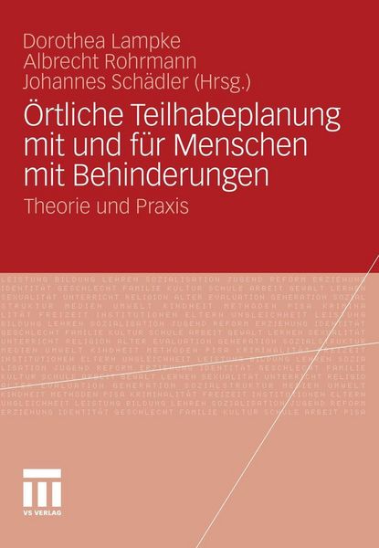 Produktbild: &Ouml;rtliche Teilhabeplanung mit und f&uuml;r Menschen mit Behinderungen
