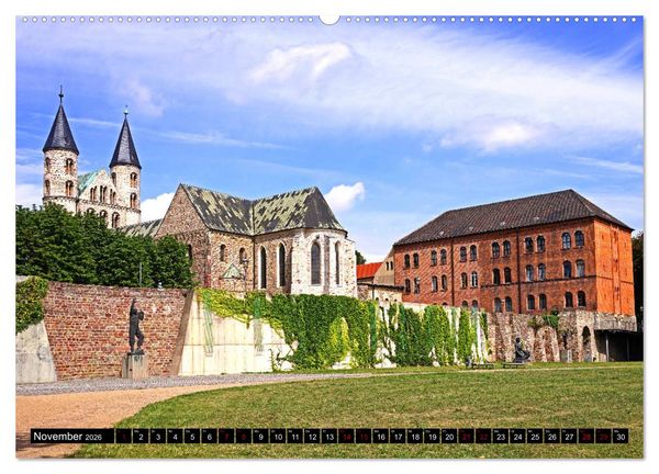 Produktbild: Magdeburger Ansichten (hochwertiger Premium Wandkalender 2026 DIN A2 quer), Kunstdruck in Hochglanz