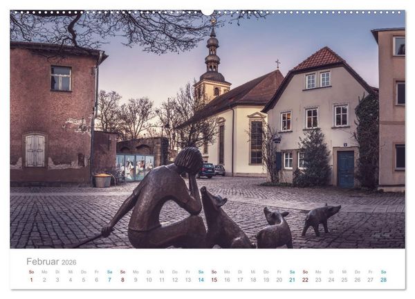 Produktbild: Schweinfurt - Stadt der Kunst und Industrie (hochwertiger Premium Wandkalender 2026 DIN A2 quer), Kunstdruck in Hochglanz