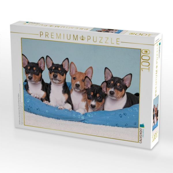 Produktbild: CALVENDO Puzzle Ein Motiv aus dem Kalender Bezaubernde Basenji-Welpen | 1000 Teile Lege-Gr&ouml;&szlig;e 64x48cm Foto-Puzzle f&uuml;r gl&uuml;ckliche Stunden