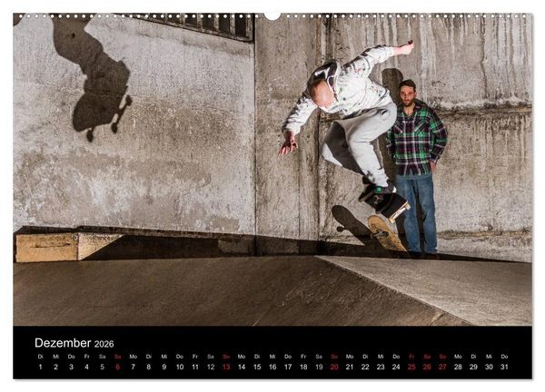 Produktbild: it's SKATEBOARDING (hochwertiger Premium Wandkalender 2026 DIN A2 quer), Kunstdruck in Hochglanz