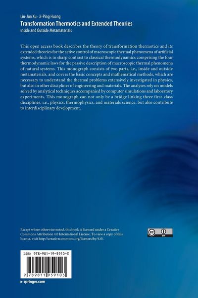 Produktbild: Transformation Thermotics and Extended Theories
