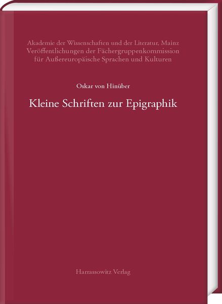 Produktbild: Kleine Schriften zur Epigraphik