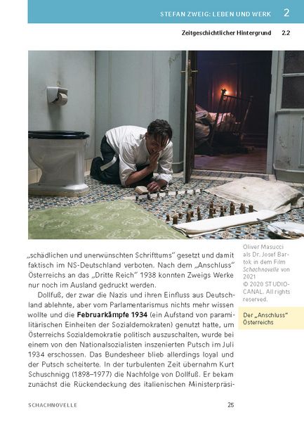 Produktbild: Schachnovelle von Stefan Zweig