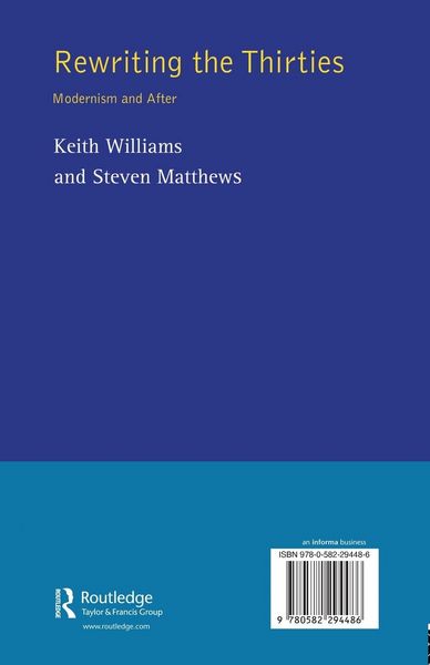 Produktbild: Rewriting the Thirties