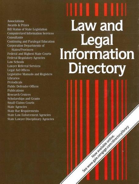 Produktbild: Law & Legal Information Directory