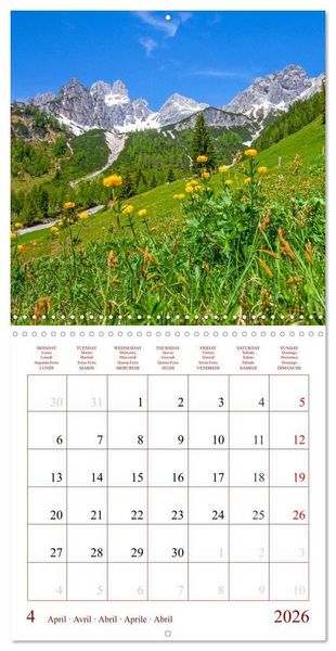 Produktbild: Kramer, C: Seasons of the Salzburg Valley (Wall Calendar 202