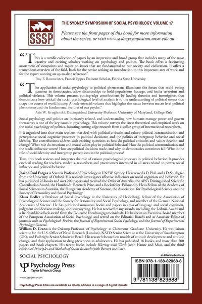 Produktbild: Social Psychology and Politics