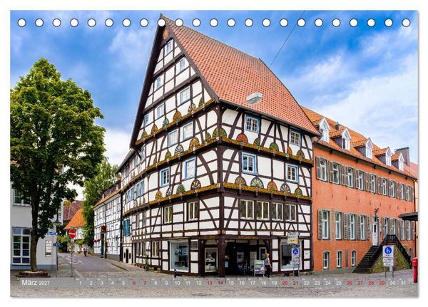 Produktbild: Ein Blick auf die Hansestadt Soest (Tischkalender 2027 DIN A5 quer), CALVENDO Monatskalender