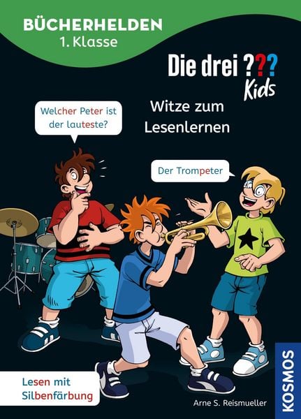 Produktbild: Die drei ??? Kids, B&uuml;cherhelden 1. Klasse, Witze zum Lesenlernen (drei Fragezeichen Kids)