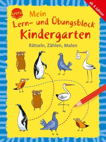 Mein Lern- und Übungsblock Kindergarten. Rätseln, Zählen, Malen