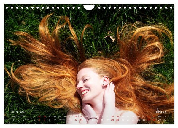 Produktbild: REDHEADS - Portrait aus dem Paradies (Wandkalender 2026 DIN A4 quer), CALVENDO Monatskalender