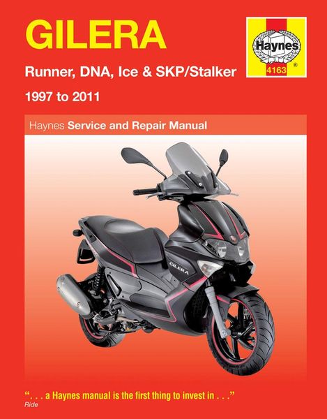 Produktbild: Gilera Runner, DNA, Ice & SKP/Stalker (97 - 11) Haynes Repair Manual