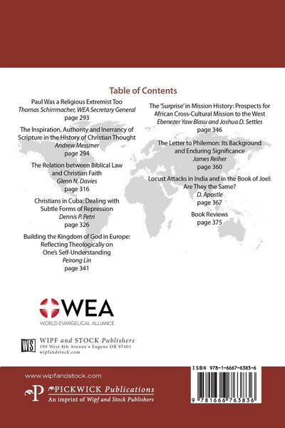 Produktbild: Evangelical Review of Theology, Volume 45, Number 4, November 2021