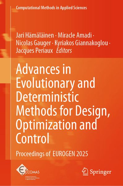 Produktbild: Advances in Evolutionary and Deterministic Methods for Design, Optimization and Control