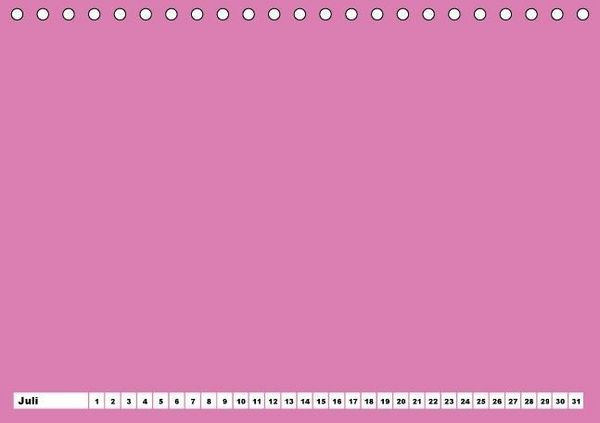 Produktbild: Bunter Bastelkalender f&uuml;r M&auml;dchen (Tischkalender immerw&auml;hrend DIN A5 quer)