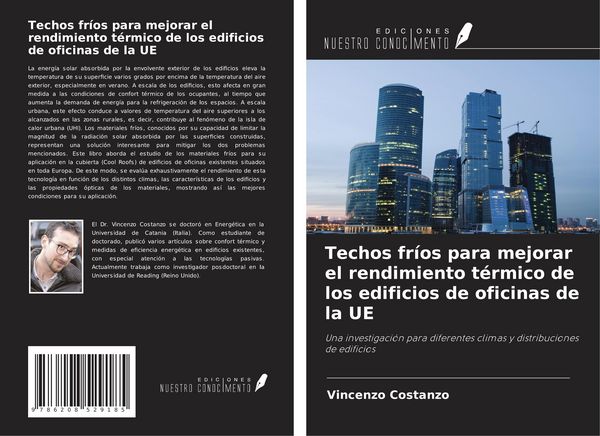 Produktbild: Techos fr&iacute;os para mejorar el rendimiento t&eacute;rmico de los edificios de oficinas de la UE