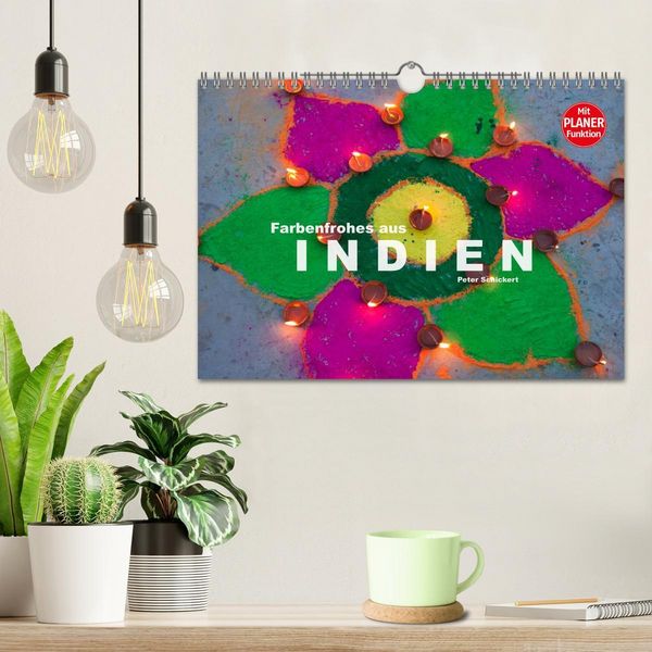 Produktbild: Farbenfrohes aus Indien (Wandkalender 2026 DIN A4 quer), CALVENDO Monatskalender