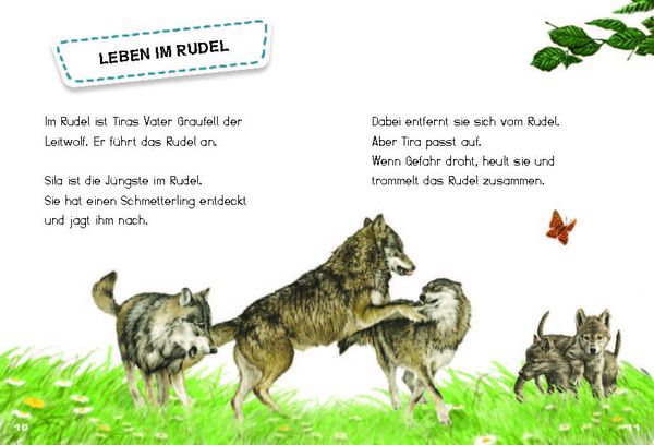 Produktbild: Tira, die junge Wölfin