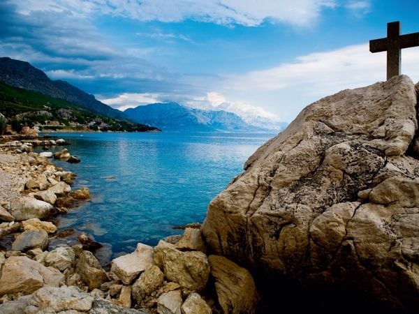 Produktbild: CALVENDO Puzzle Adriatische K&uuml;ste bei Split in Croatien | 1000 Teile Lege-Gr&ouml;&szlig;e 64x48cm Foto-Puzzle f&uuml;r gl&uuml;ckliche Stunden