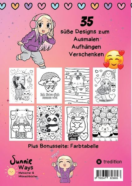 Produktbild: Sommer Malbuch für Kinder - Freunde Malbuch - Abenteuer Malbuch
