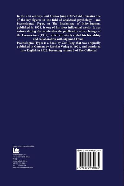 Produktbild: Psychological Types, or the Psychology of Individuation