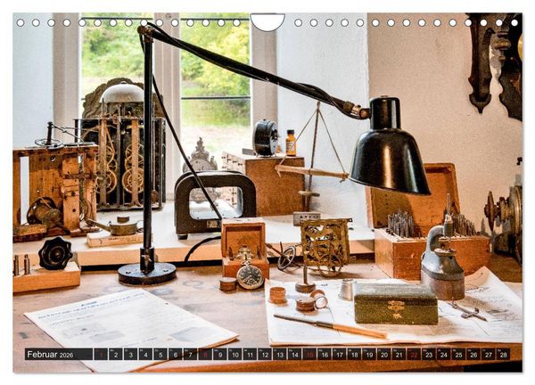 Produktbild: Traditionelles Handwerk, Werkst&auml;tten und Werkb&auml;nke im Focus (Wandkalender 2026 DIN A4 quer), CALVENDO Monatskalender