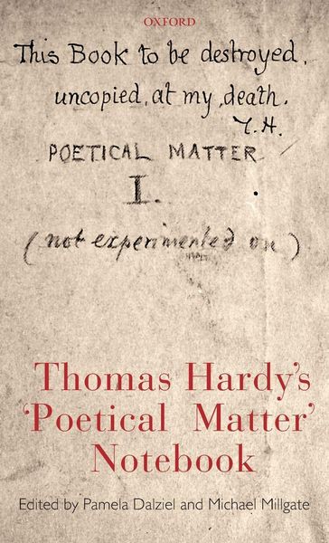 Produktbild: Thomas Hardy's 'Poetical Matter' Notebook