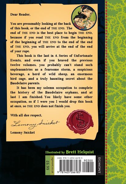 Produktbild: A Series of Unfortunate Events 13. The End