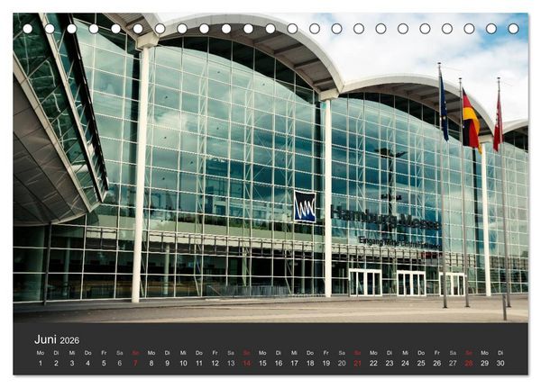 Produktbild: Hamburger Stadtansichten (Tischkalender 2026 DIN A5 quer), CALVENDO Monatskalender