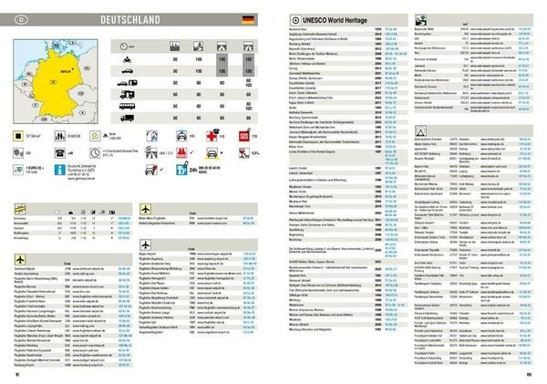Produktbild: ADAC Reiseatlas 2027/2028 Deutschland 1:200.000, Europa 1:4,5 Mio.