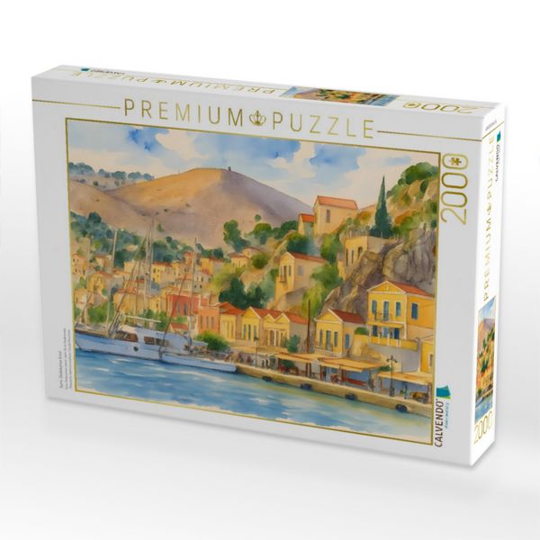 Produktbild: CALVENDO Puzzle Symi, Dodekanes Insel | 2000 Teile Lege-Gr&ouml;&szlig;e 90x67cm Foto-Puzzle f&uuml;r gl&uuml;ckliche Stunden