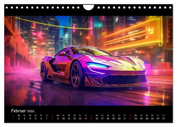 Produktbild: Im Rausch der Geschwindigkeit (Wandkalender 2026 DIN A4 quer), CALVENDO Monatskalender