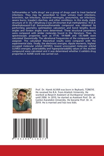 Produktbild: DFT AND ADME STUDIES ON NEW SULFONAMIDE COMPOUND