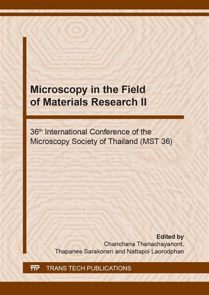 Produktbild: Microscopy in the Field of Materials Research II
