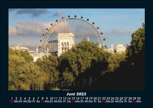 Produktbild: London 2025 Fotokalender DIN A5