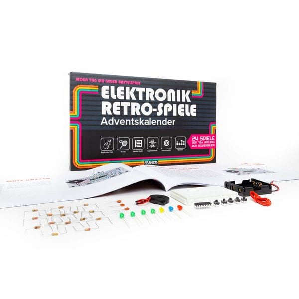 Produktbild: FRANZIS 67150 - Elektronik Retro Spiele Adventskalender