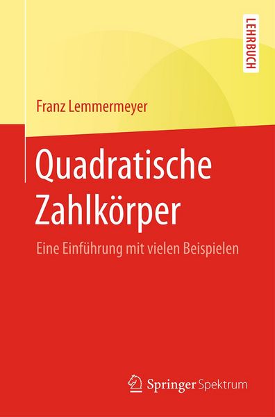 Produktbild: Quadratische Zahlk&ouml;rper