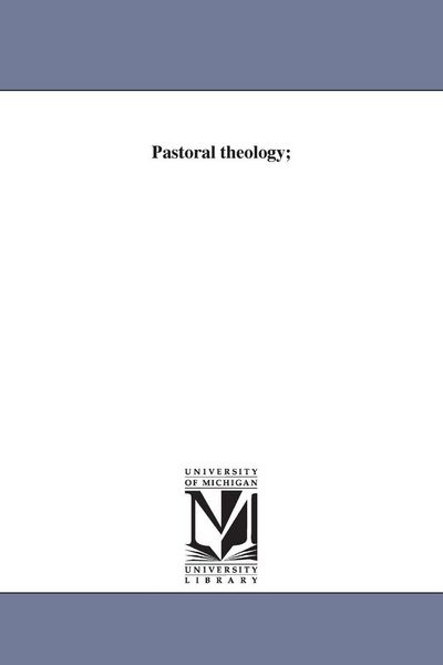 Produktbild: Pastoral theology;