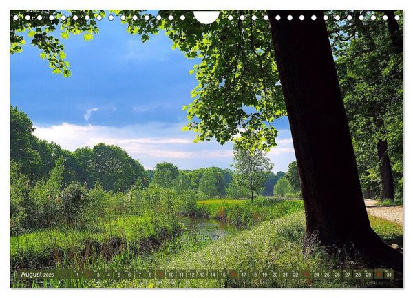 Produktbild: Impressionen - G&uuml;tersloh entlang der Dalke (Wandkalender 2026 DIN A4 quer), CALVENDO Monatskalender