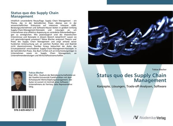 Produktbild: Status quo des Supply Chain Management