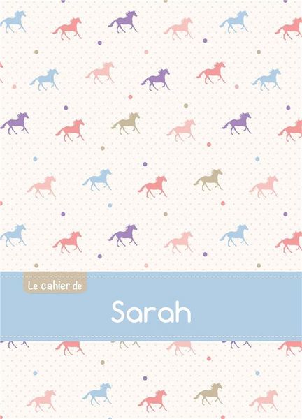 Produktbild: Cahier sarah seyes,96p,a5 chevaux