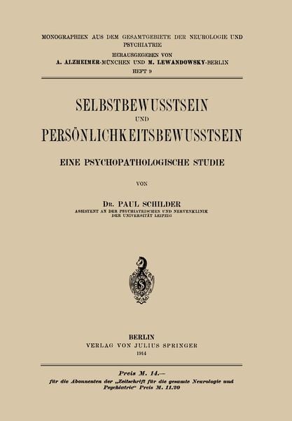 Produktbild: Selbstbewusstsein und Pers&ouml;nlichkeitsbewusstsein